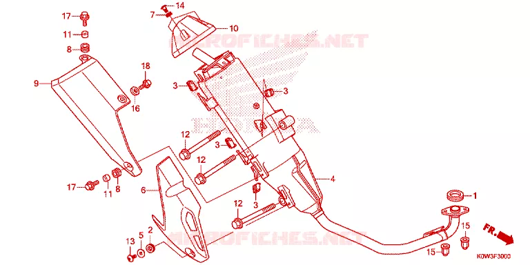 SILENCIEUX D'ECHAPPEMENT Honda SCOOTER 150 ADV 2019  ADV150AL