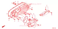 COUVERCLE GAUCHE pour Honda ADV 150 ABS de 2020