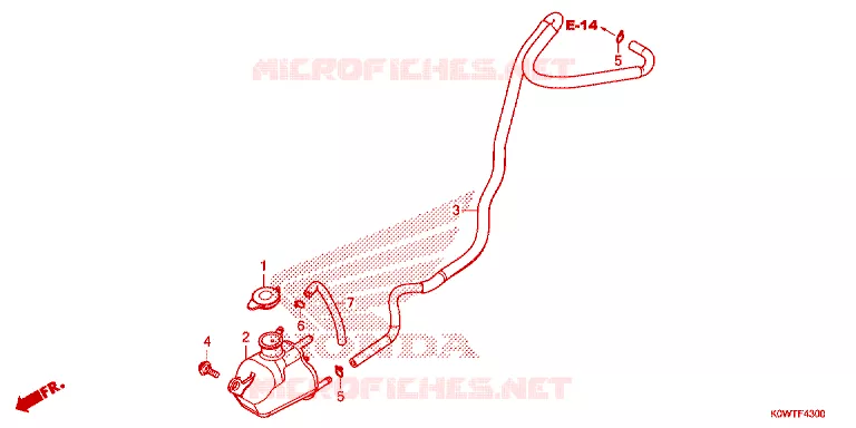 VASE D'EXPANSION Honda SCOOTER 150 ADV 2021  ADV150AM