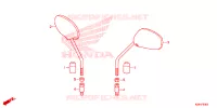 RETROVISEUR pour Honda WAVE 110 Front brake drum, Kick start, Spoked wheels de 2020