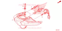 FEUX ARRIERE pour Honda WAVE 110 Front brake drum, Kick start, Spoked wheels de 2020