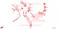 LEVIER DE GUIDON   CABLE   COMMODO pour Honda WAVE 110 Front brake drum, Kick start, Spoked wheels de 2020
