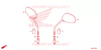 RETROVISEUR pour Honda WAVE 110 Front brake drum, Kick start, Spoked wheels de 2020