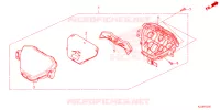 COMPTEUR pour Honda WAVE 110 Front brake drum, Kick start, Spoked wheels de 2022