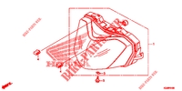 PROJECTEUR pour Honda WAVE 110 Front brake drum, Kick start, Spoked wheels de 2023