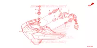 FEUX ARRIERE pour Honda WAVE 110 Front brake drum, Kick start, Spoked wheels 4TH de 2024