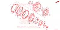EMBRAYAGE pour Honda WAVE 110 Front brake drum, Kick start, Spoked wheels 3TH de 2024