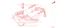 FEUX ARRIERE pour Honda WAVE 110 Front brake drum, Kick start, Spoked wheels 3TH de 2024