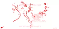 LEVIER DE GUIDON   CABLE   COMMODO pour Honda WAVE 110 Front brake disk, Kick start, Spoked wheels de 2019