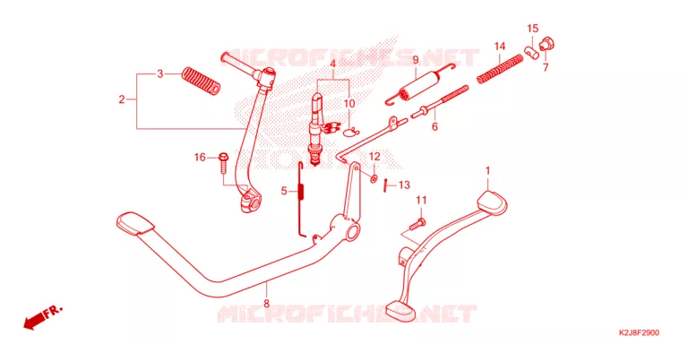 PEDALE - KICK Honda MOTO 110 WAVE 2021  AFS110MCFM