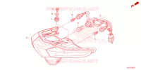 FEUX ARRIERE pour Honda WAVE 110 Front brake disk, Electric start, Casted wheels de 2024