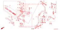 MAITRE CYLINDRE DE FREIN AVANT pour Honda WAVE 110 Front brake disk, Electric start, Casted wheels de 2024
