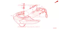 FEUX ARRIERE pour Honda WAVE 110 Front brake disk, Electric start, Casted wheels LO de 2024