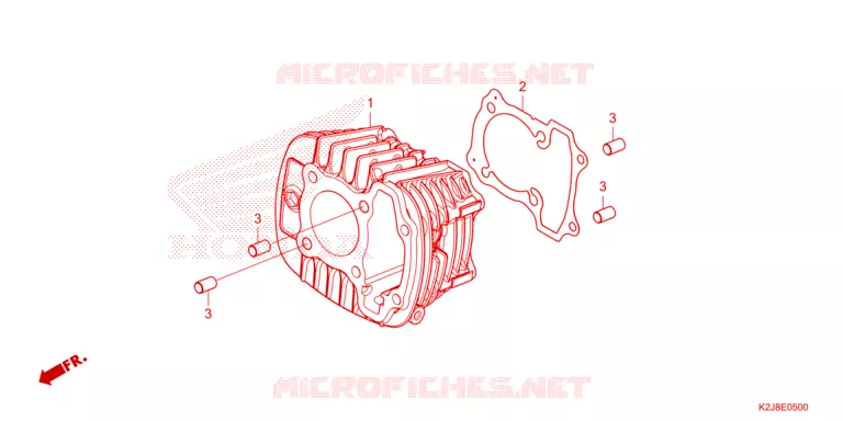 CYLINDRE Honda MOTO 110 WAVE 2021  AFS110MSFM