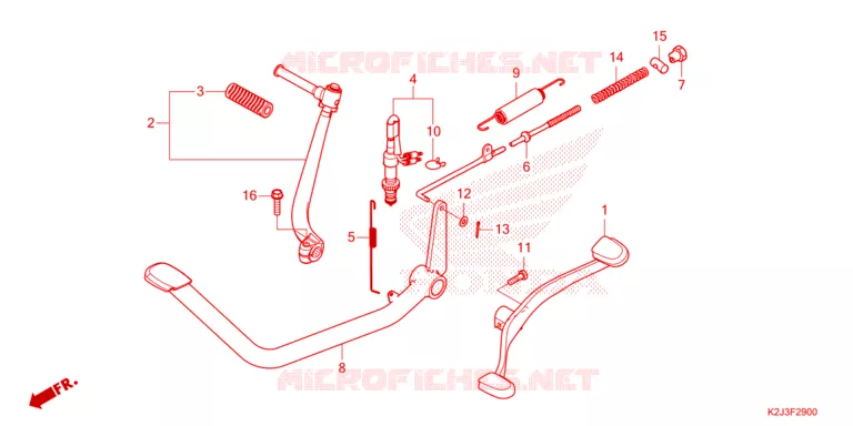 PEDALE - KICK Honda MOTO 110 WAVE 2021  AFS110MSFM