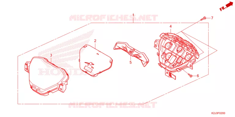 COMPTEUR Honda MOTO 110 WAVE 2023  AFS110MSFN
