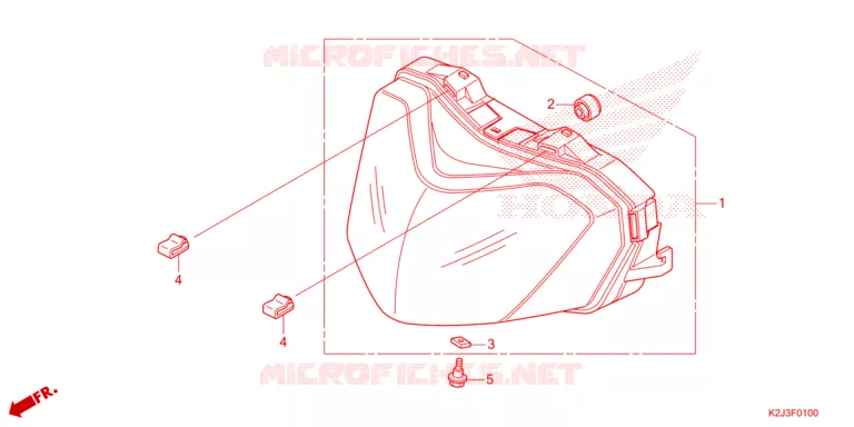 PHARE Honda MOTO 110 WAVE 2023  AFS110MSFN