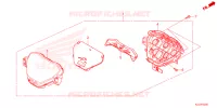 COMPTEUR pour Honda WAVE 110 Front brake disk, Electric start, Casted wheels LO de 2024