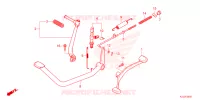 PEDALE   KICK pour Honda WAVE 110 Front brake disk, Electric start, Casted wheels LO de 2024