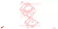 CYLINDRE pour Honda CRF 300 L de 2024