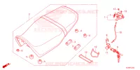 SELLE pour Honda MSX GROM 125 ABS de 2021