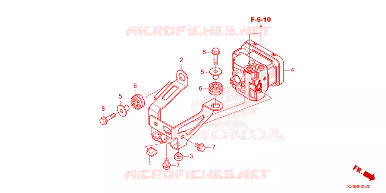 MODULATEUR ABS Honda MOTO 125 GROM 2021  MSX125AM_TH