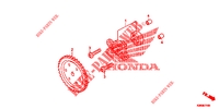 OIL PUMP pour Honda PCX 150 de 2014