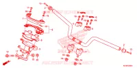 GUIDON   CARENAGE pour Honda PCX 150 Idling Stop de 2018