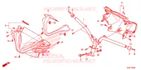 GUIDON   CARENAGE pour Honda CLICK 150 de 2019