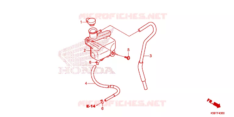 VASE D'EXPANSION Honda SCOOTER 150 CLICK 2019  ACB150CBTL_TH
