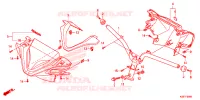 GUIDON   CARENAGE pour Honda CLICK 150 de 2021