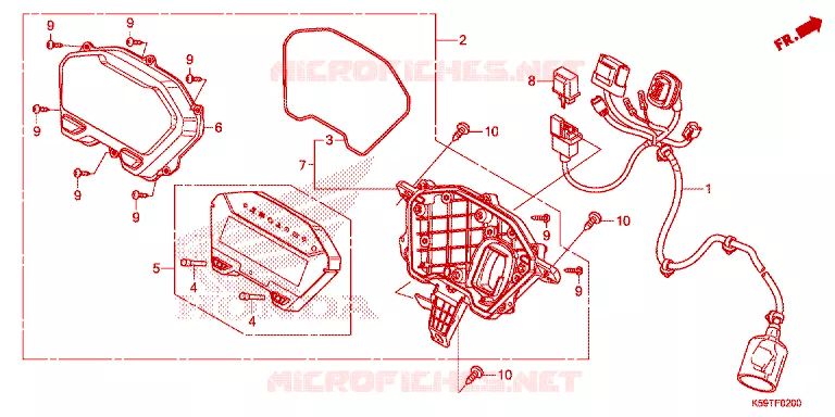 COMPTEUR Honda SCOOTER 150 CLICK 2021  ACB150CBTM_TH
