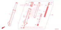 FOURCHE pour Honda CLICK 150 de 2021