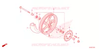 ROUE AVANT pour Honda CLICK 150 de 2021