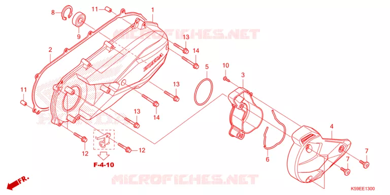 COUVERCLE GAUCHE Honda MOTO 150 CLICK 2021  ACB150CBTM_TH