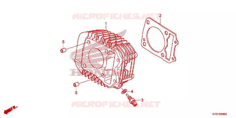 CYLINDRE Honda MOTO 125 WAVE 2021  AFS125CSFM