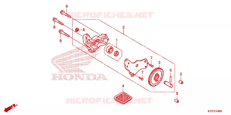 POMPE A HUILE Honda MOTO 125 WAVE 2021  AFS125CSFM