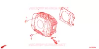 CYLINDRE pour Honda WAVE 125 Kick start, Spoked wheels de 2012