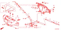 GUIDON   CARENAGE pour Honda WAVE 125 Kick start, Spoked wheels de 2012