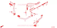 PEDALE pour Honda WAVE 125 Kick start, Spoked wheels de 2012
