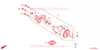 POMPE A HUILE pour Honda WAVE 125 Kick start, Spoked wheels de 2012