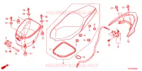 SELLE pour Honda WAVE 125 Kick start, Spoked wheels de 2012