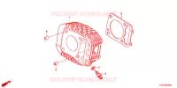 CYLINDRE pour Honda WAVE 125 Kick start, Spoked wheels de 2014
