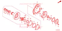EMBRAYAGE UNIDIRECTIONNEL pour Honda WAVE 125 Kick start, Spoked wheels de 2014