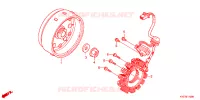 STATOR   ROTOR pour Honda WAVE 125 Kick start, Spoked wheels de 2014