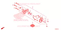 POMPE A HUILE pour Honda WAVE 125 Electric start, Spoked wheels de 2017