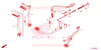 PEDALE pour Honda WAVE 125 Electric start, Spoked wheels de 2017