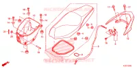 SELLE pour Honda WAVE 125 Electric start, Spoked wheels de 2018