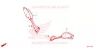 RETROVISEUR pour Honda CBR 150 R ABS REPSOL de 2020