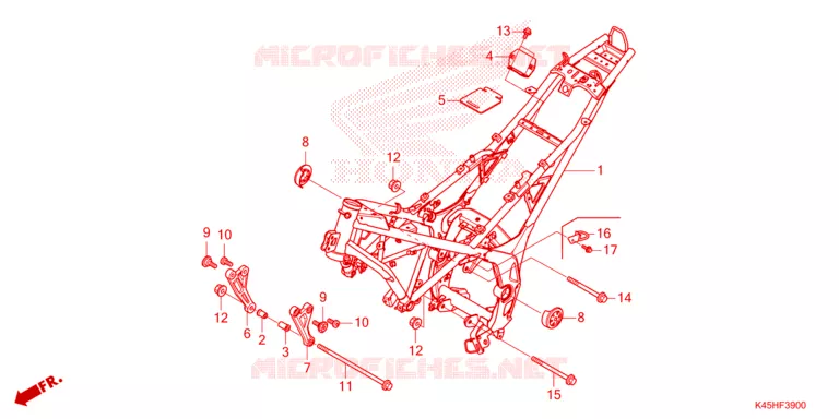 CADRE Honda MOTO 150 CBR 2021  CBR150RAM